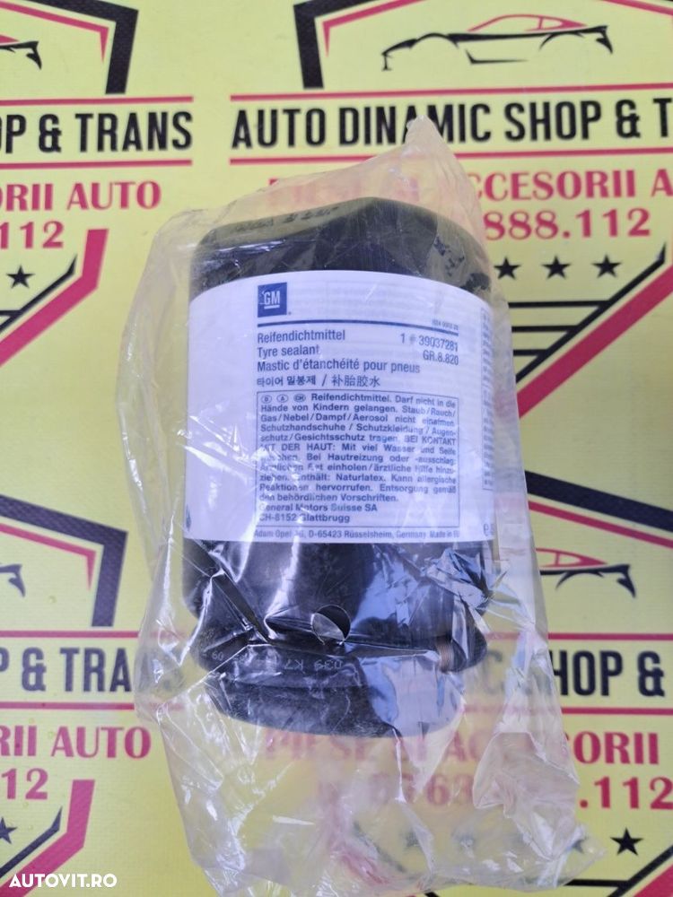 Compresor auto umflat roti kit pana original GM Opel + husa - 8