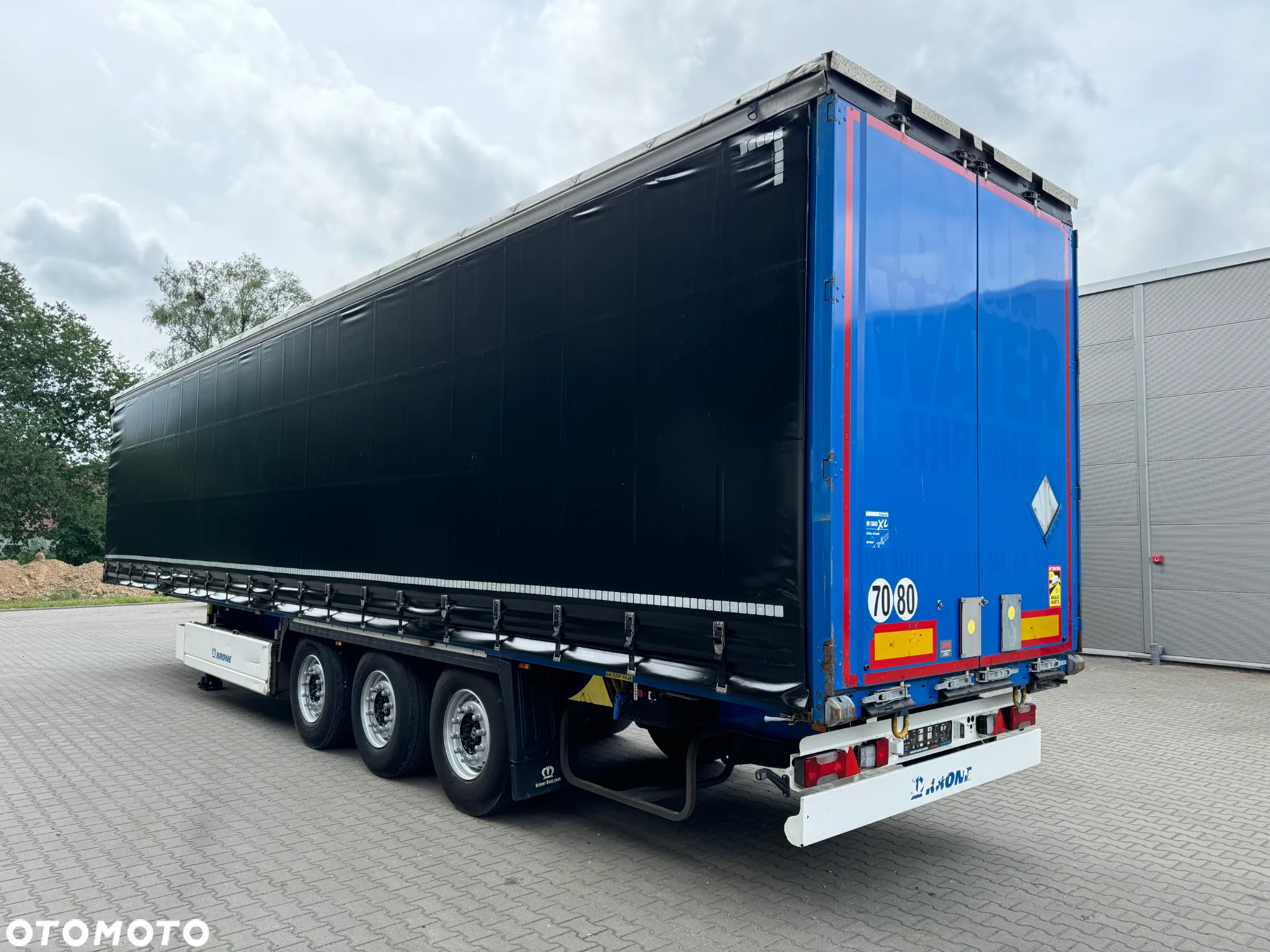 Krone SD Firanka Certyfikat XL, oś podnoszona, kosz na palety - 7