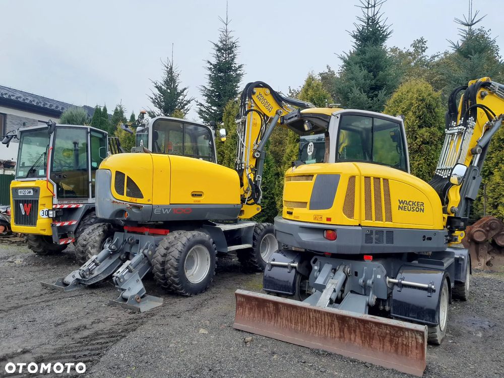 Wacker Neuson EW 100, 2019r, 3566mtg, długie ramię 3x łamane, 4 koła skrętne, - 4