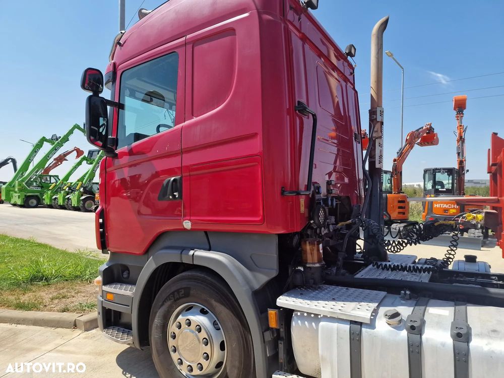 Scania V8 cu 500CP, 2011, 599.690km, 6x2 cu axa liftabila si viratoare, Cutie viteze automata, Anvelope 315/80R22,5 90% bune, Kit basculare, rezervor 600l, goarne, proiectoare, Carte identitate, rulat in Germania, PROMOTIE 28.900 EUR+Tva - 5