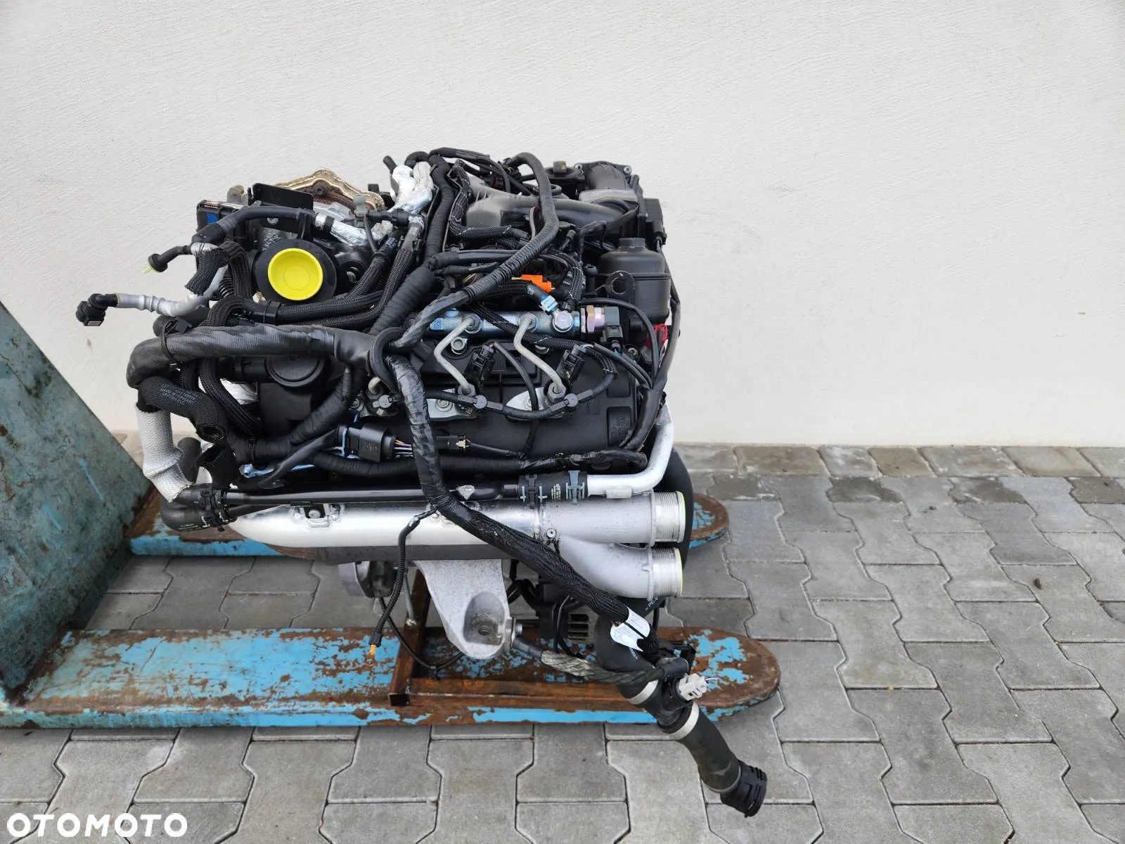 VW TOUAREG 7P AUDI Q7  3.0 CRC SILNIK KOMPLETNY Z OSPRZETEM USZKODZONY - 5