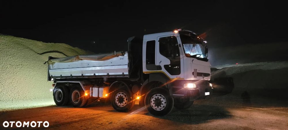 Renault Kerax 420dCi 8x4 hydroburta czteroośka wywrotka 3 stronna ALU stan bdb - 1