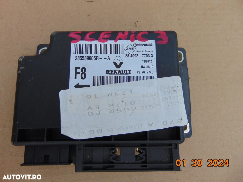 Modul airbag Renault Scenic 3 grand scenic 2009-2016 cod r - 2