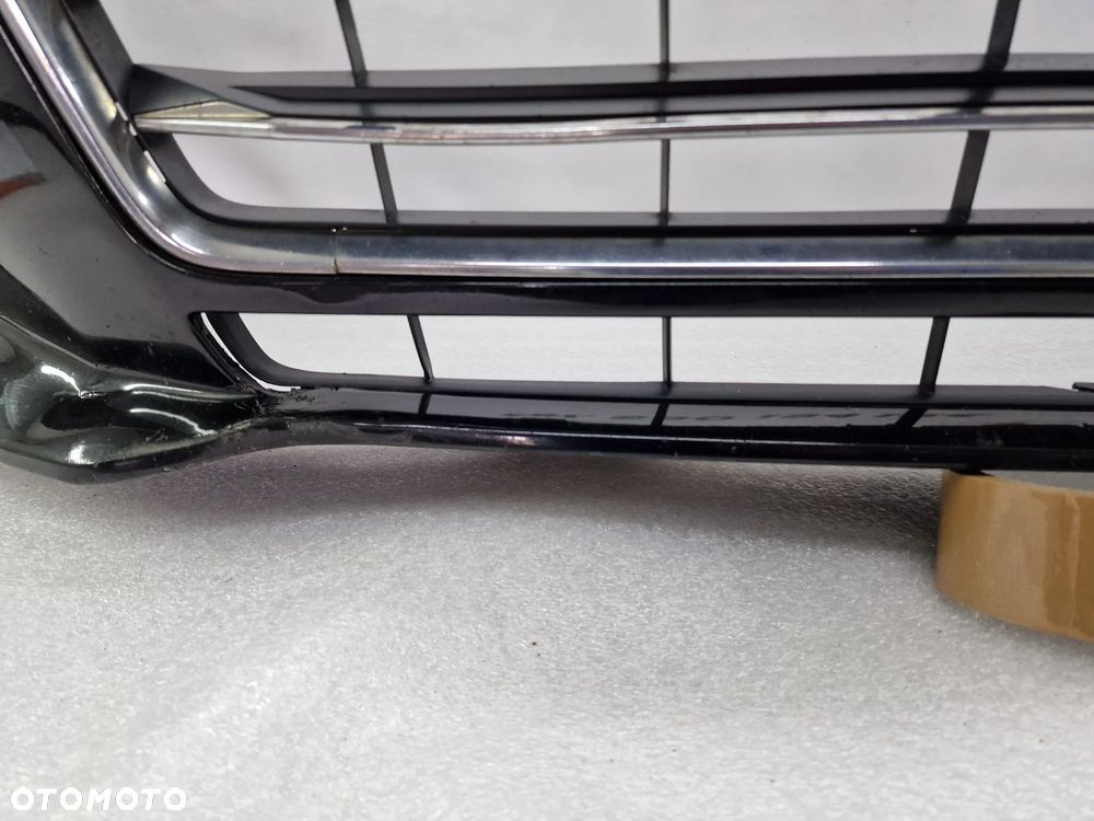 AUDI A4 B9 8W0 14- ZDERZAK PRZEDNI PRZÓD BEZ PDC I SPRYSKU + ATRAPA / GRILL , KOLOR CZARNY , NR 8W0807437 + 8W0853651AB , NR AUKCJI NZ972 - 16