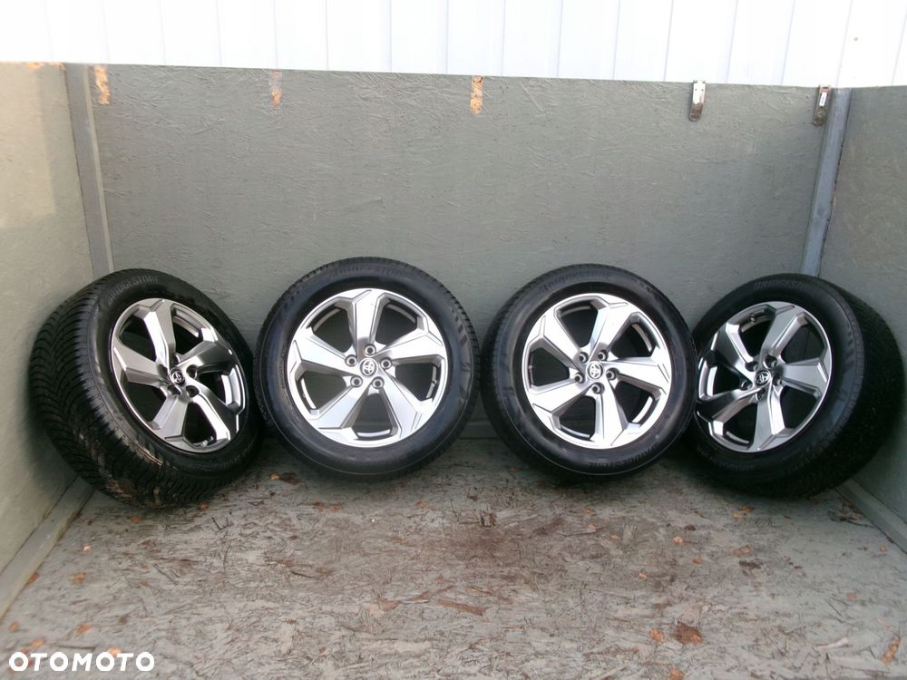 toyota rav4 v gen alu felgi z oponami bridgestone zima 225/60r18 - 1
