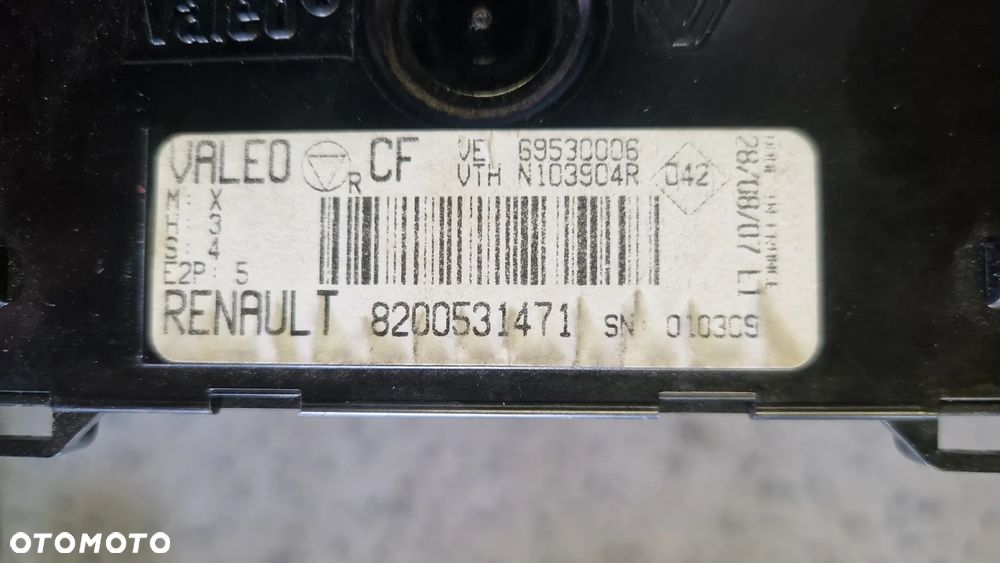 RENAULT THALIA I PANEL NAWIEWU 8200531471 - 3