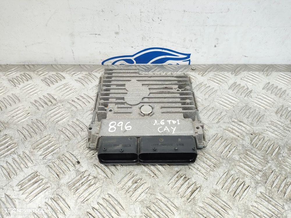 Centralina de motor ECU original VWAG Continental VW Volkswagen Touran 1T 1.6 TDI CAY CAYC 105cv - 3