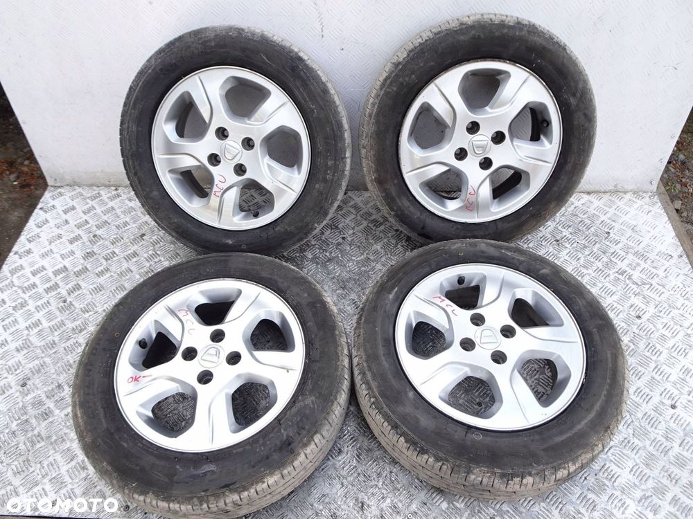 alufelgi z oponami kpl. dacia logan mcv ii 15" 4x100 et 40 - 2