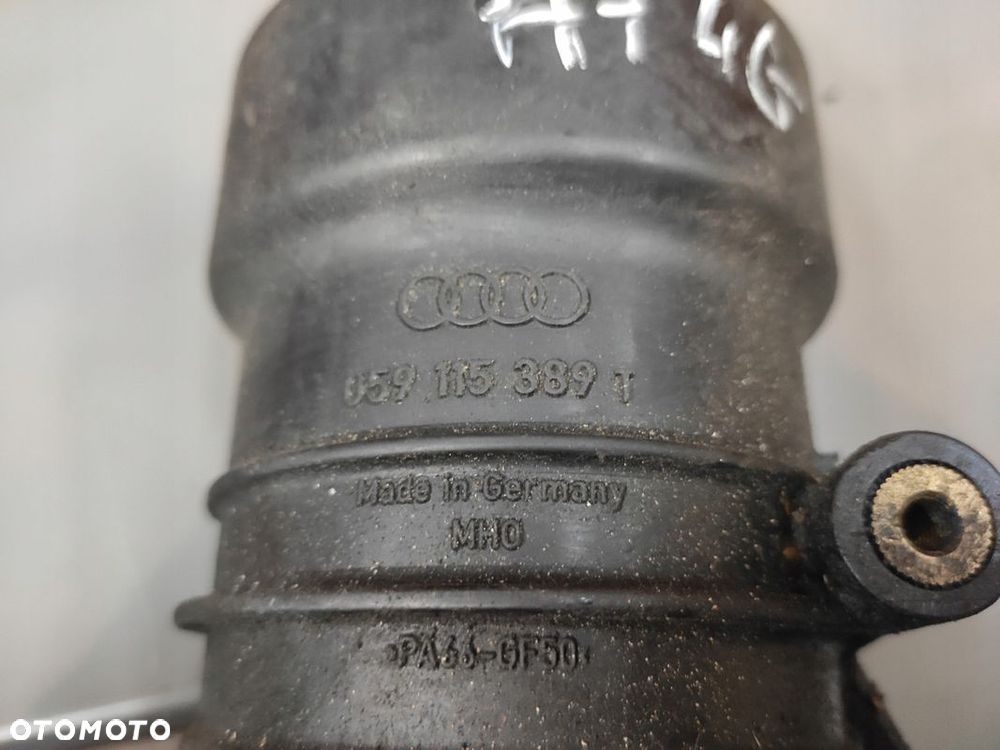 AUDI 3.0TDI A7 4G A6 C7 Q7 PODSTAWA OBUDOWA FILTRA OLEJU KPL ORYGINAŁ BDB - 7