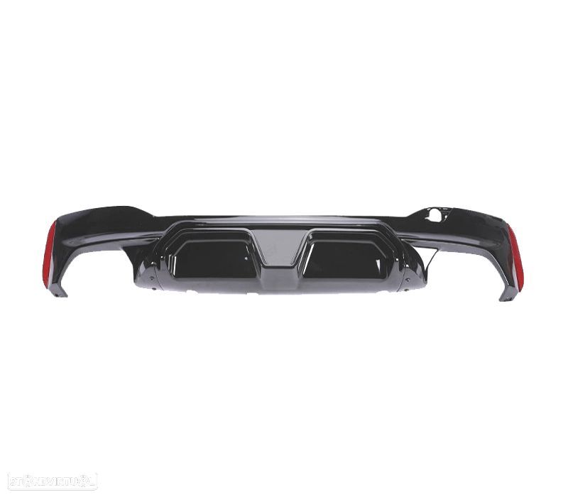 DIFUSOR BMW G30 LOOK M5 PRETO BRILHANTE - 2