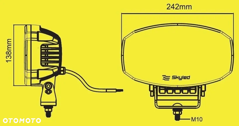 Reflektor Dalekosiężny Skyled Jumbo Draco Full Led - 2