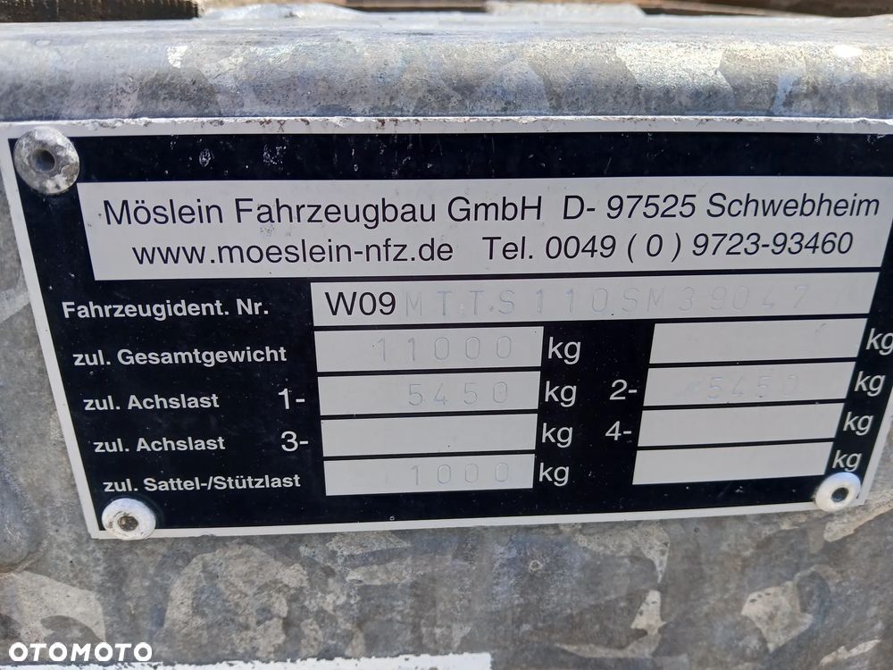 Möslein TTS 11 2020 przyczepa niskopodwoziowa z Niemiec - 11