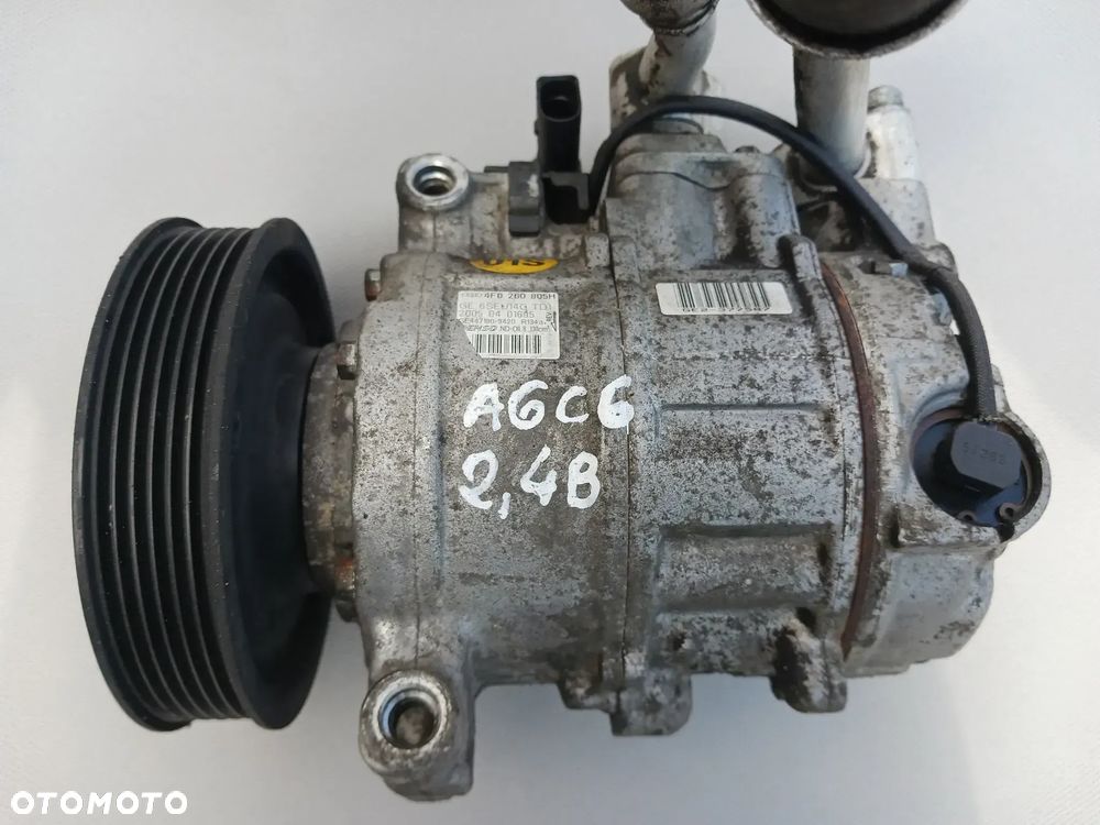Kompresor sprężarka klimatyzacji pompa klimy AUDI A4 B7 B8, A5, A6 ALLROAD C6, A6 ALLROAD C7, A6 C6, A6 C7, A7 Q5 2.4-4.0  4F0260805H  6SEU14G Denso 447190-3420 - 1