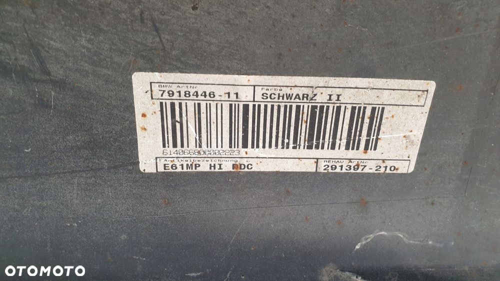 bmw 5 e61 m-pakiet kombi zderzak tył tylny - 10