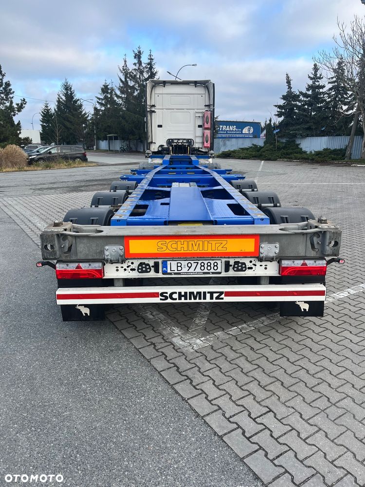 Schmitz Cargobull SCB / Podkontenerowa / pod kontenerowa / 20" 2x20" 40" / super stan / opony 70% / 2 osie podnoszone / mało używana - 12