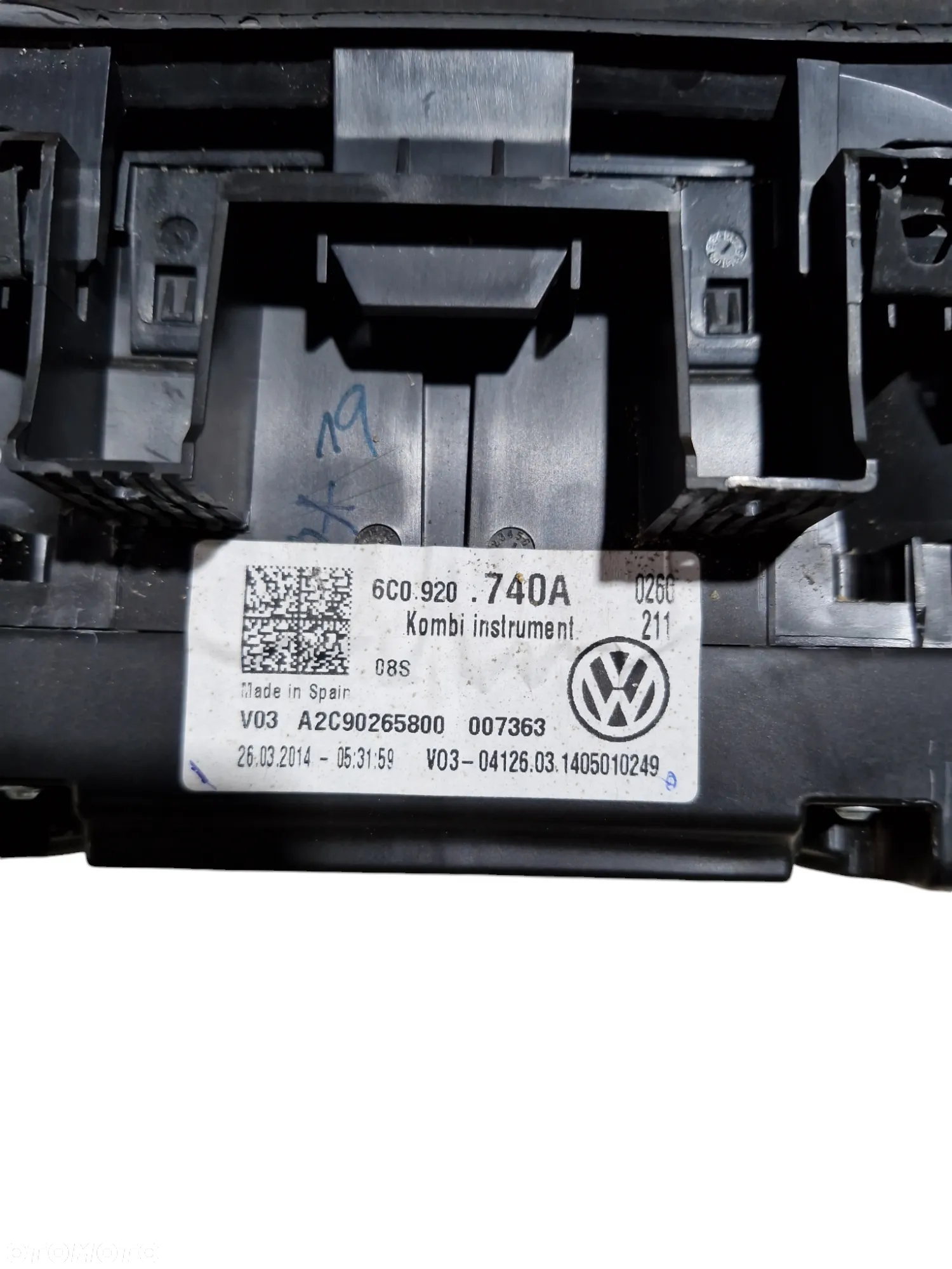 VW POLO V 6R LICZNIK 6C0920740A - 2
