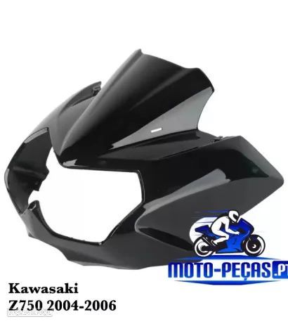 carenagem frontal z750 kawasaki ano 2004 ate 2006 - 1
