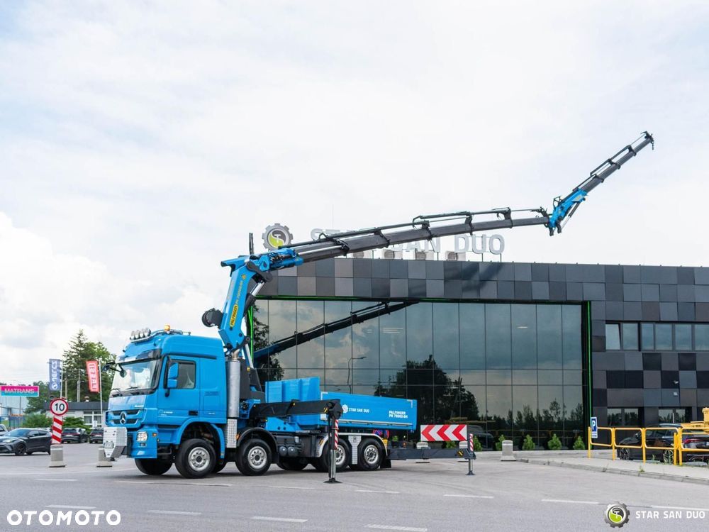 Mercedes-Benz ACTROS 4155 8x4 Palfinger PK 78002 SH HDS Fly Jib Wciągarka Siodło - 6