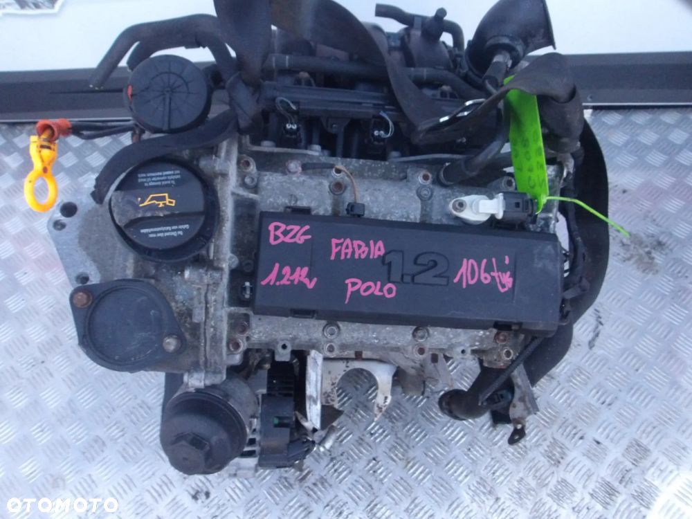 SILNIK VW POLO SKODA FABIA 1.2 12V BZG 106 TYS - 2