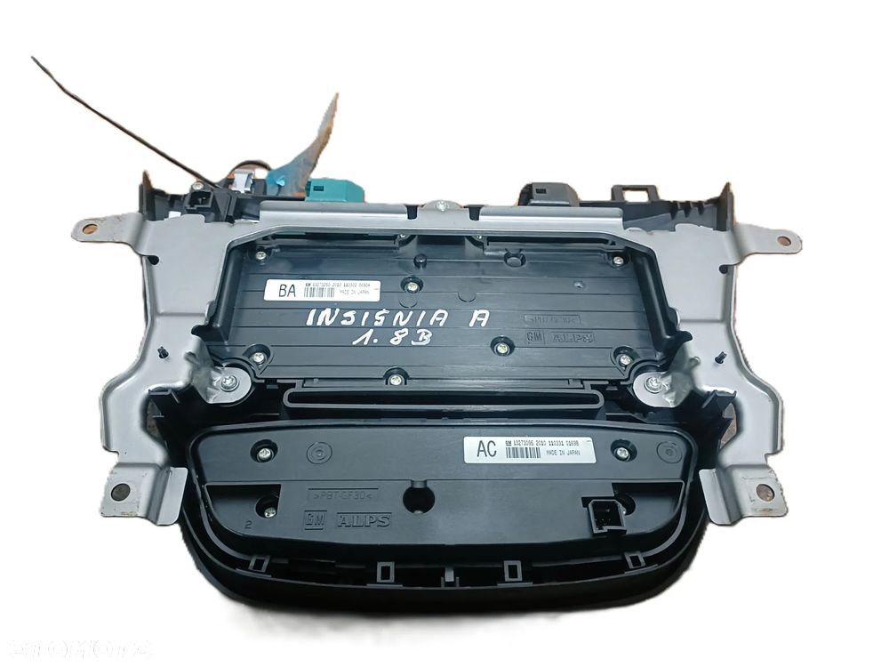 OPEL INSIGNIA A 08-17 panel nawiewu klimatyzacji + panel sterowania radiem * - 4