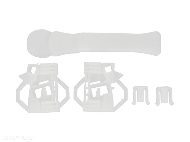 Clema macara geam Seat Ibiza Cordoba 6L, Vw Polo Classic 6KV, kit reparatie macara Fata , Dreapta, fata sistem fixare cablu - 1