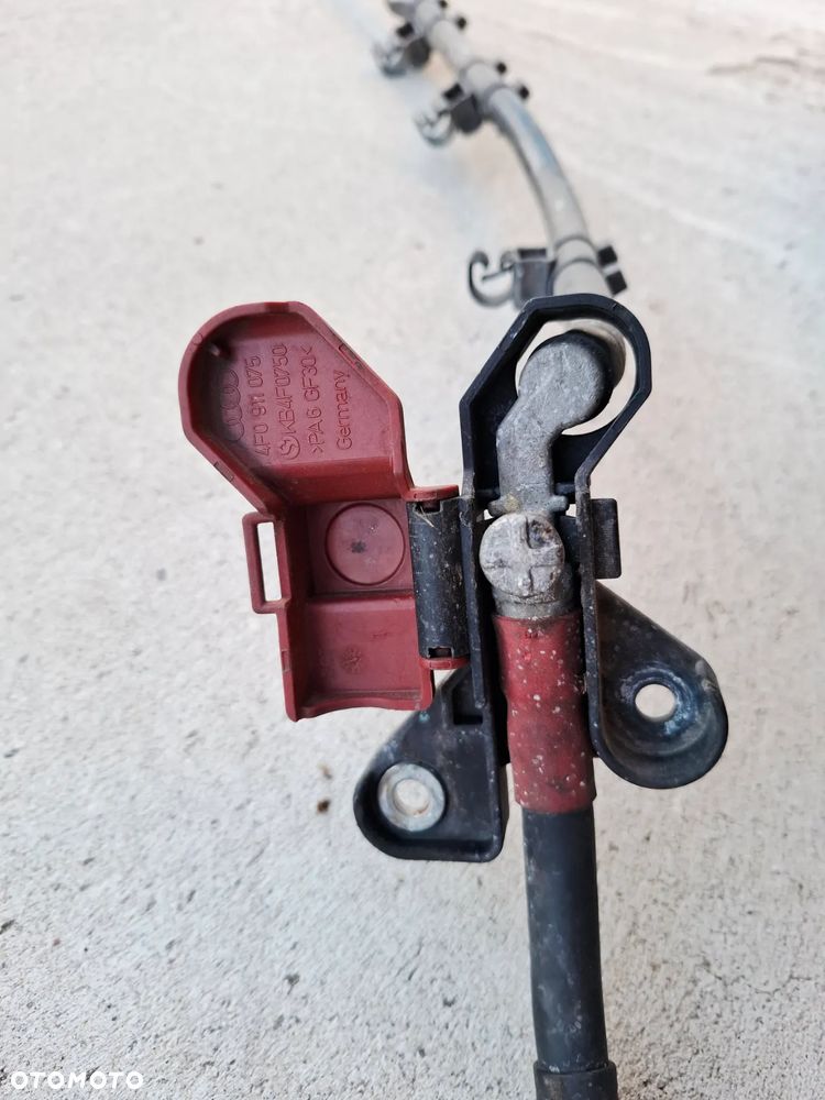 Wiązka Instalacja Rozrusznika Alternatora Akumulatora Kabel Plusowy Audi A6 C6 4F1971349A - 3