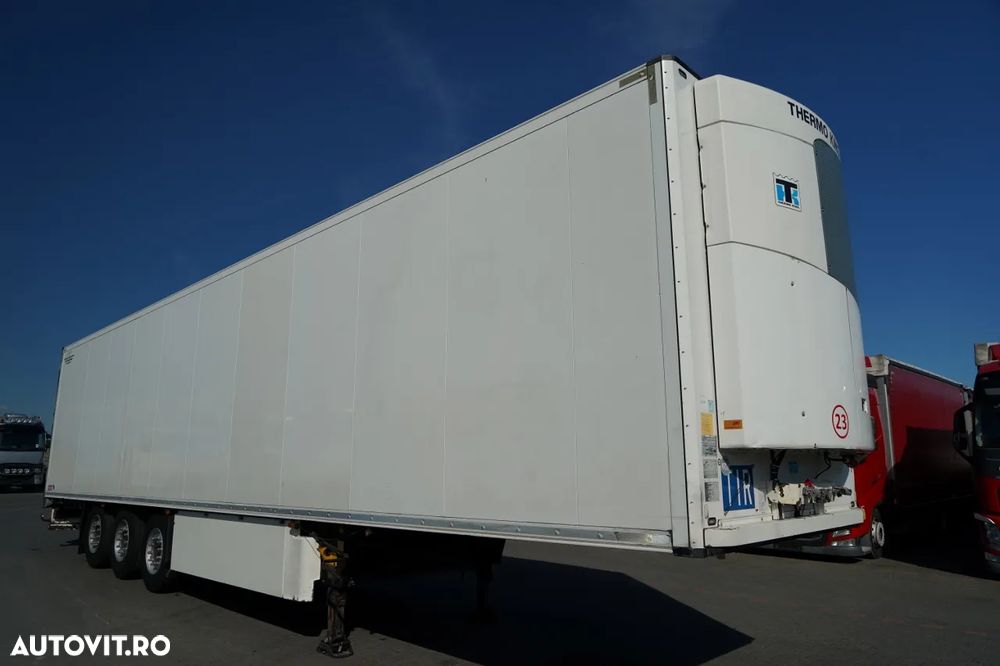 Schmitz Cargobull / REFRIGERAT / THERMO KING SLX 300 / CU CÂRLIG / AXĂ DE RIDICARE / COȘ PENTRU PALEȚI - 7