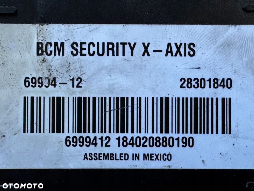 moduł sterownik bcm harley davidson oryginał 69994-12 28301840 - 3