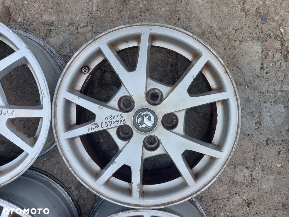 OPEL INSIGNIA FELGI ALUMINIOWE R16 6.5J ET41 5X120 ORYGINAŁ PROSTE ! - 2
