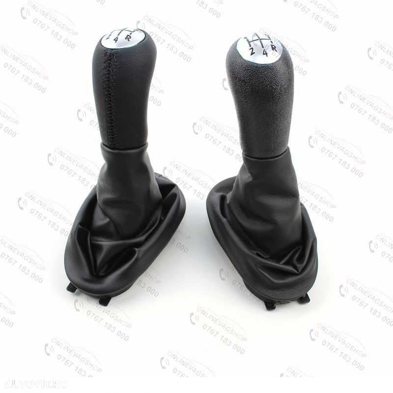 Nuca piele + manson schimbator Dacia Logan 2004-2012, Renault Clio 2 - 2