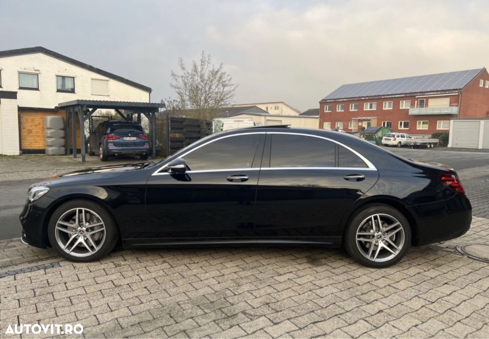 Mercedes S-Class W222 Long Portiera Usa Stanga Fata-Spate Negru 197 - 1