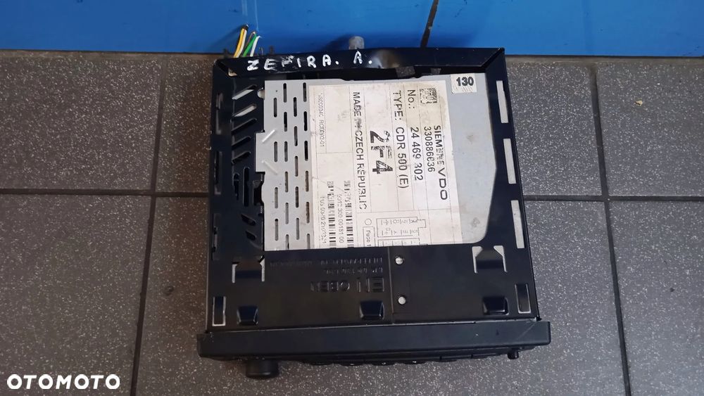 Radio fabryczne 24469302 Opel Zafira A CDR500 - 2
