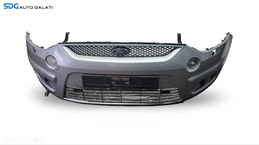 Bara Spoiler Fata cu Locas pentru Senzor de Parcare si Spalatoare Far Faruri Ford S-Max 2006 - 2010 Cod 6M51-17A989-BB [LC3406] - 1