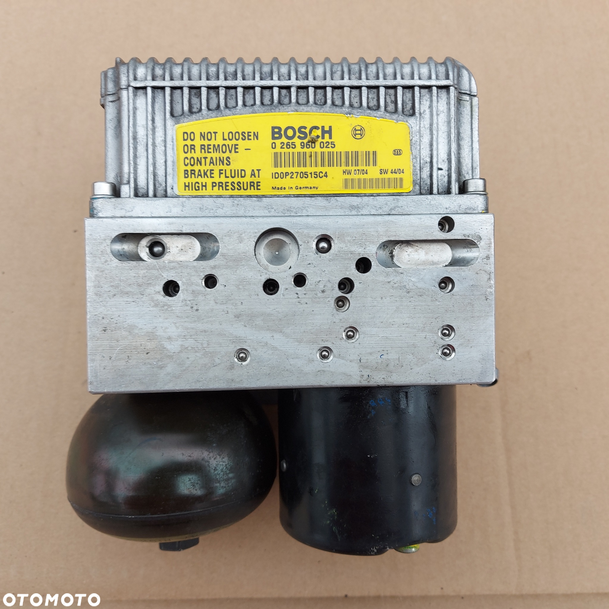 POMPA HAMULCOWA ABS SBC MERCEDES E W211 ORYGINAL DEMONTAZ PO REGENERACJI 0054310512 - 7