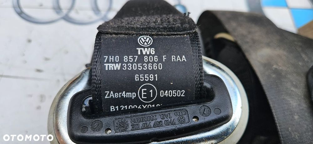VW TRANSPORTER T5 Airbag kierownicy Poduszka kierowcy 7H0880201S Pas bezpieczeństwa prawy lewy Pasy 7H0857806F 7H0857805F Kokpit Konsola Deska rozdzielcza - 11