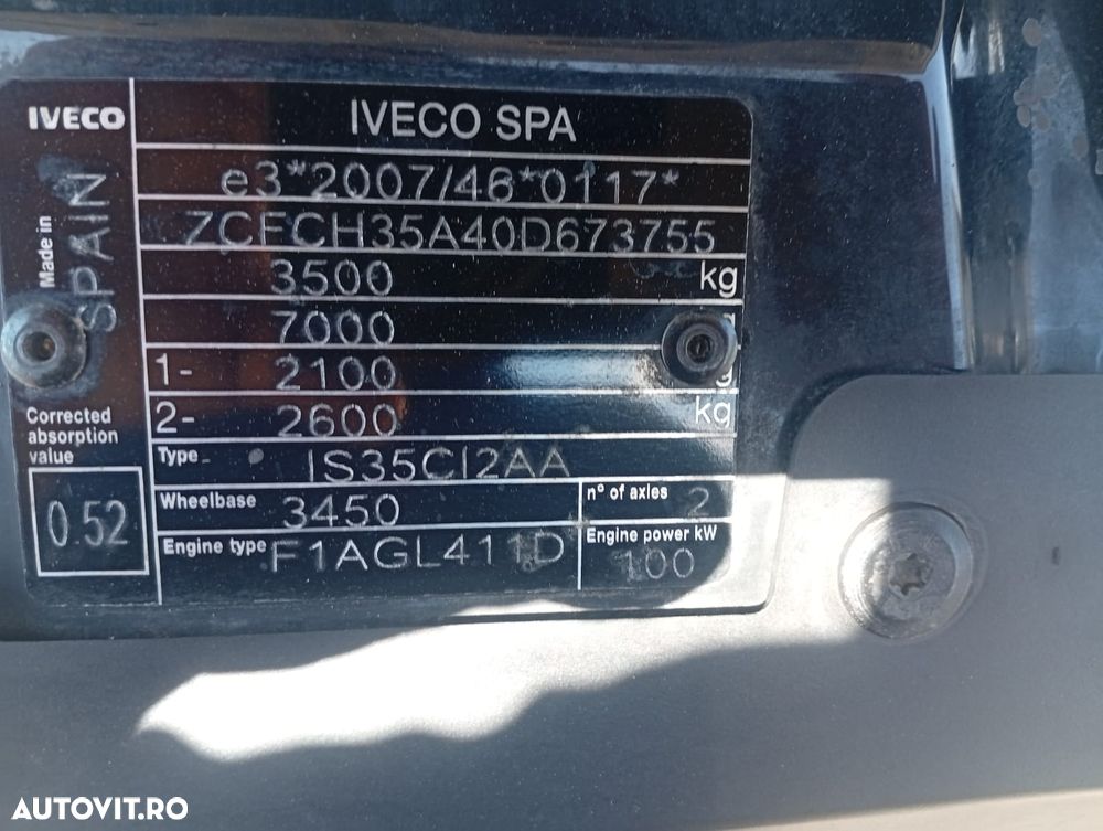 Iveco Daily 35C14, Frigorifica CARRIER, TOP!!! - 33