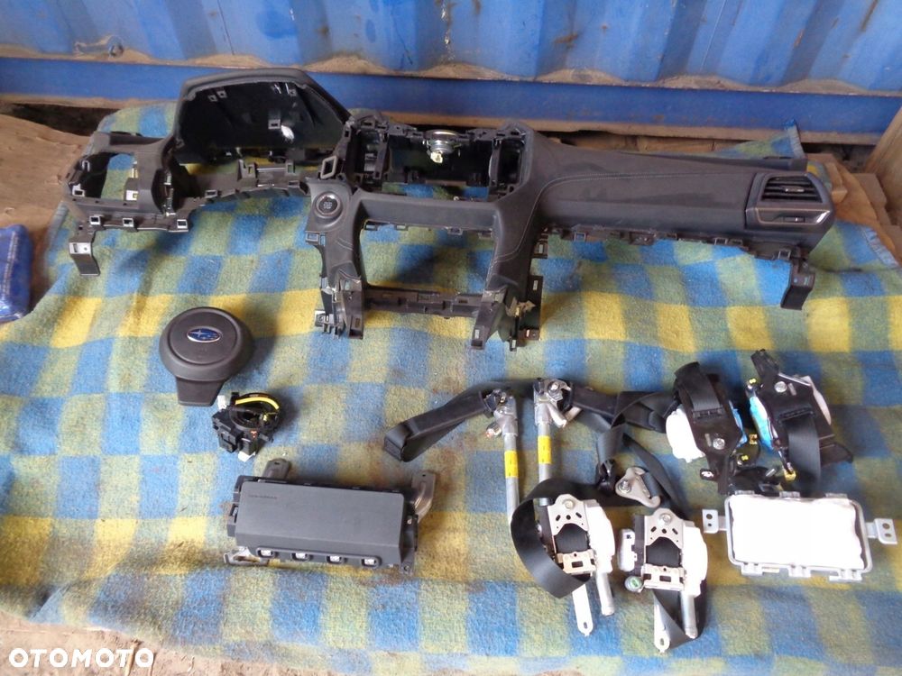 subaru forester iv 19-21r deska airbag poduszki konsola pasy - 3