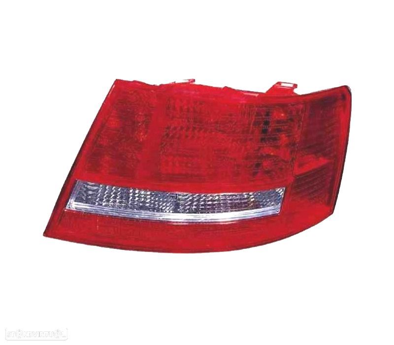 FAROLIM DIR PARA AUDI A6 04-08 BRANCO VERMELHO - 1