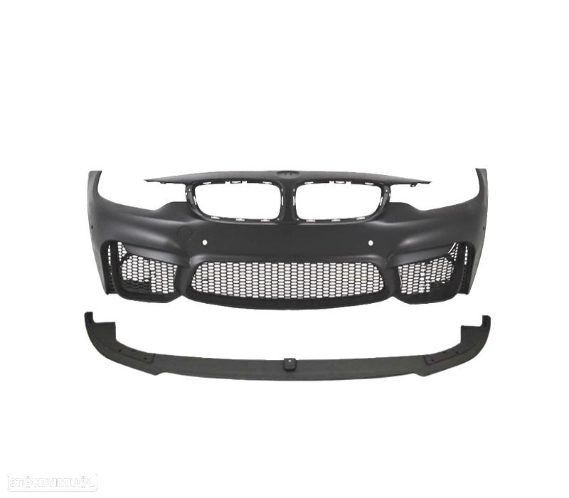 PÁRA-CHOQUES DIANTEIRO BMW F32 F33 F36 LOOK M4 PDC + SPOILER LIP - 4