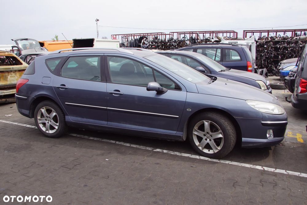 Auto na części - Peugeot 407 SW 2.0 HDI 136 KM RHR 4HP20 EZW 2005R Silnik Skrzynia Drzwi Maska Błotnik Klapa Zderzak Lampa Lusterko Klamka Szyba Panorama Deska Kokpit Sterownik Moduł Czujnik Licznik Wyświetlacz Panel Kierownica - 2