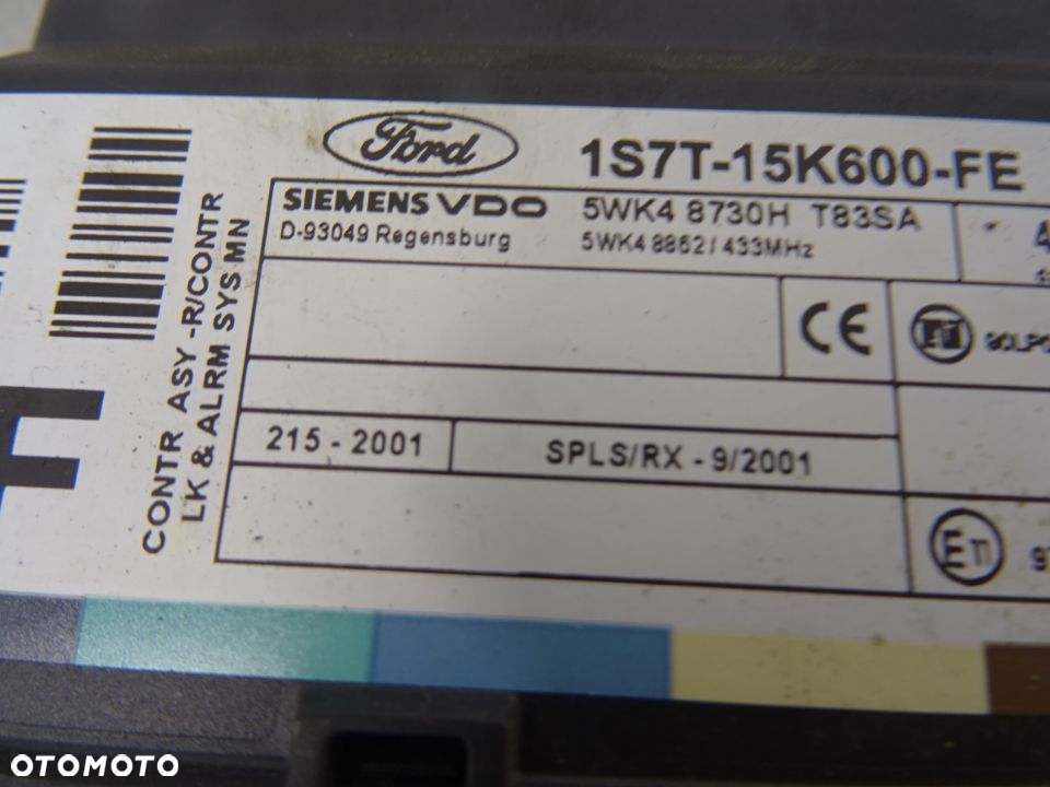 FORD FOCUS MK1 LIFT 01-04 1.8TDCI MODUŁ KOMFORTU 1S7T-15K600FE - 2