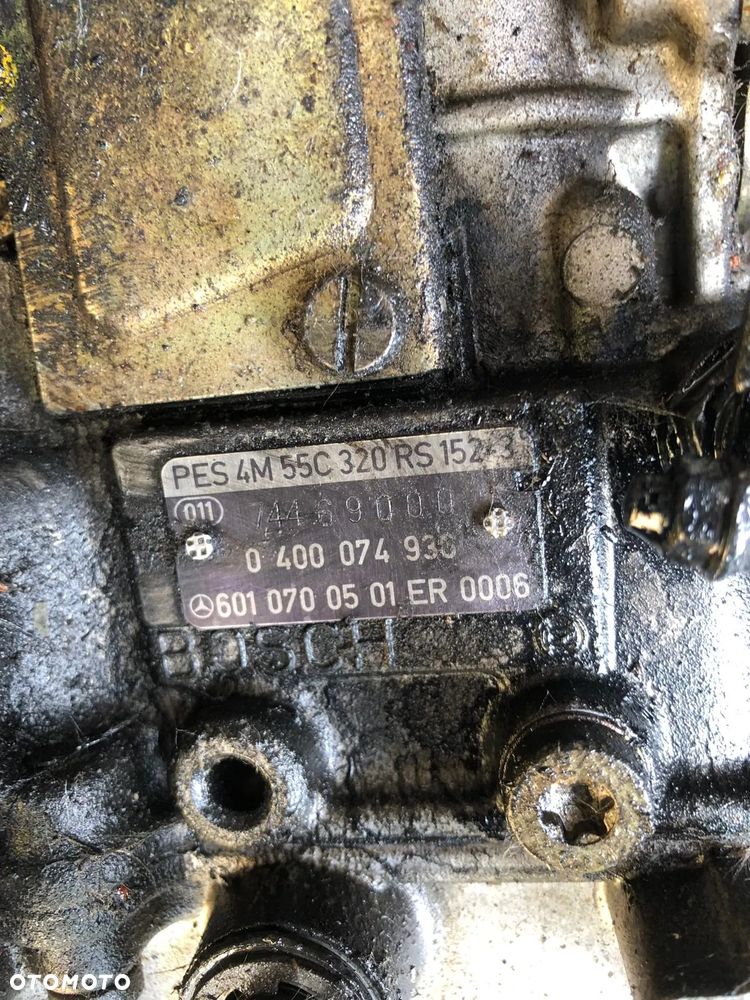 SILNIK MERCEDES W202 2.0 D  + POMPA WTRYSKOWA WTRYSKI KOMPLET A6040160205  6010700501 - 2