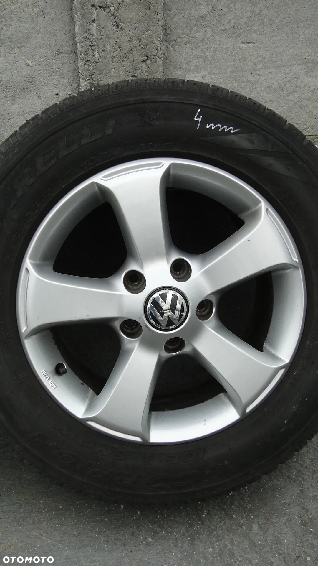 VW TOUAREG FELGA FELGI ALUMINIOWE OPONY 7,5x17 ET50 - 5