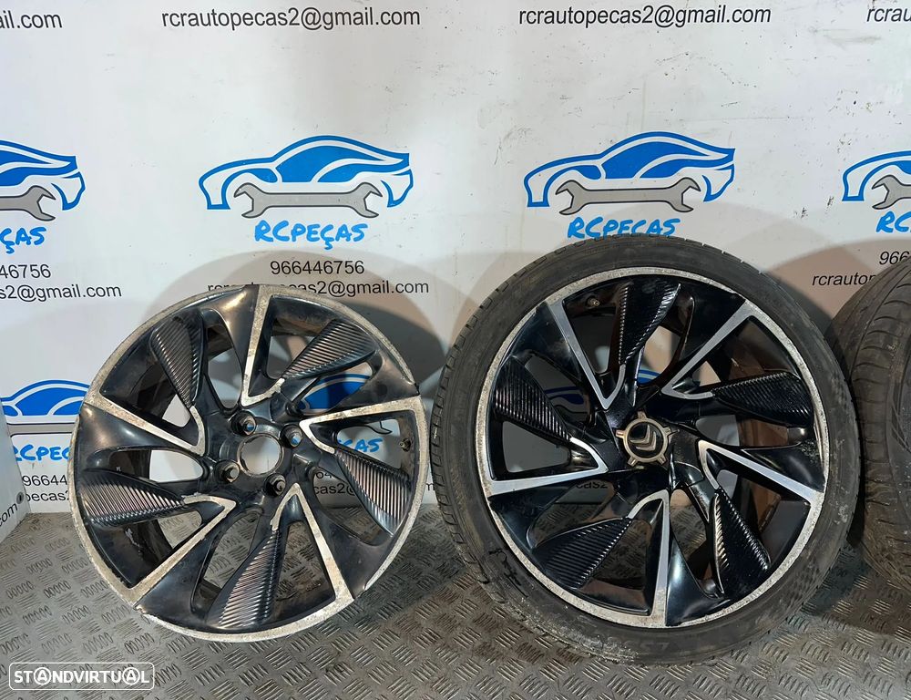 .Conjunto Jantes 19 Originais Citroen DS DS5 DS4 8.5J ET29 4x108 - 5