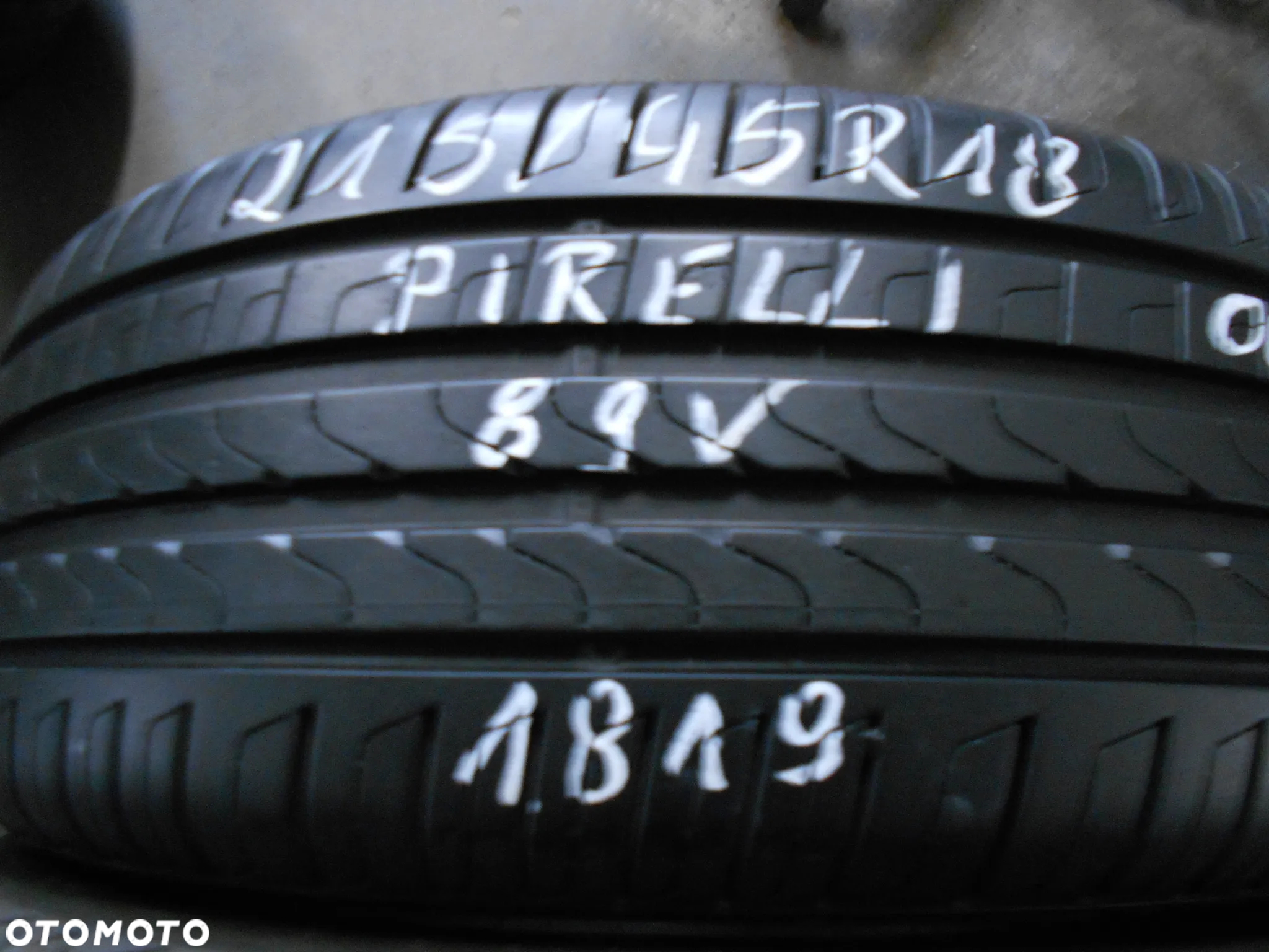 OPONA POJEDYNKA 215/45R18 PIRELLI CINTURATO P7 DOT 0622 7.8MM - 4