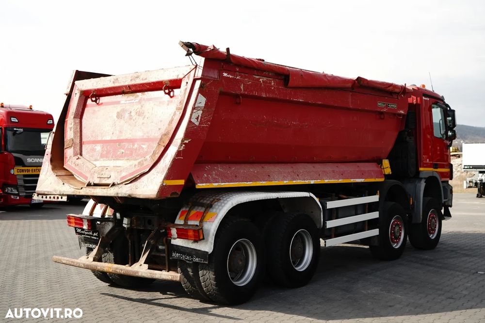 Mercedes-Benz ACTROS 4144 / 8x8 / BASCULATOR SPATE / MEILLER KIPPER / EURO 5 - 11