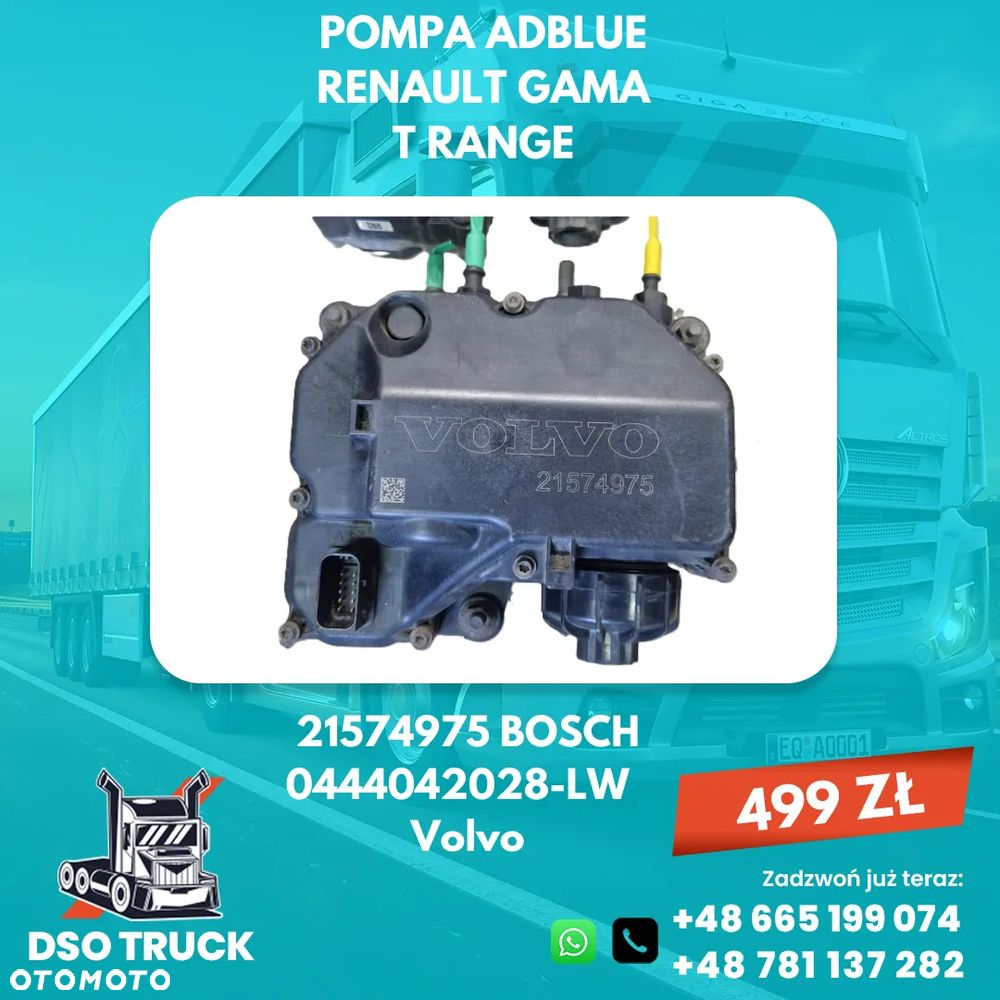 Pompa AdBlue 21574975 BOSCH 0444042028-LW Volvo RENAULT GAMA T RANGE FH 4 - 1