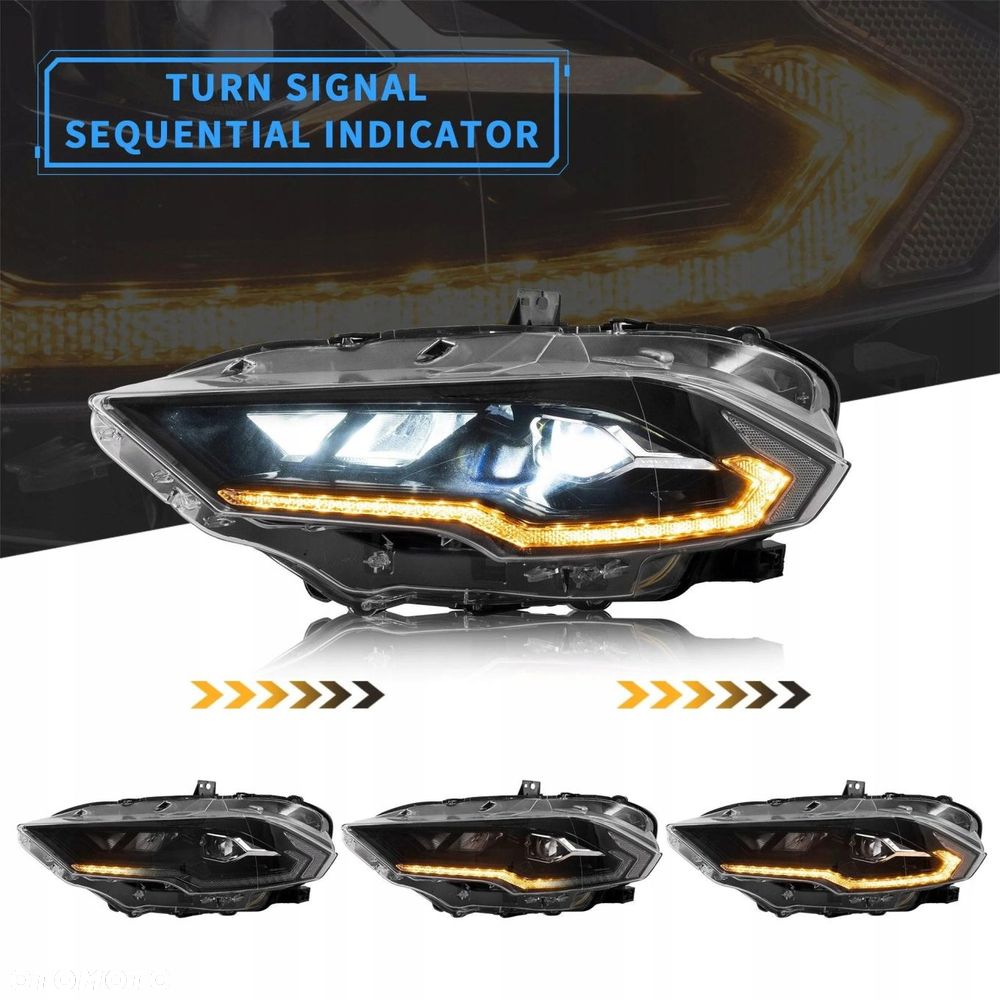 Reflektory Lampy kpl Vland Full Led Tuning Ford Mustang VI 6 Lift 2018- z24 - 7