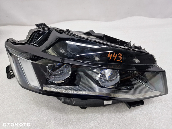 PEUGEOT 508 II 18- PRAWA LAMPA PRZEDNIA PRZÓD FULL LED , NR 9823144480 , NR AUKCJI LA443