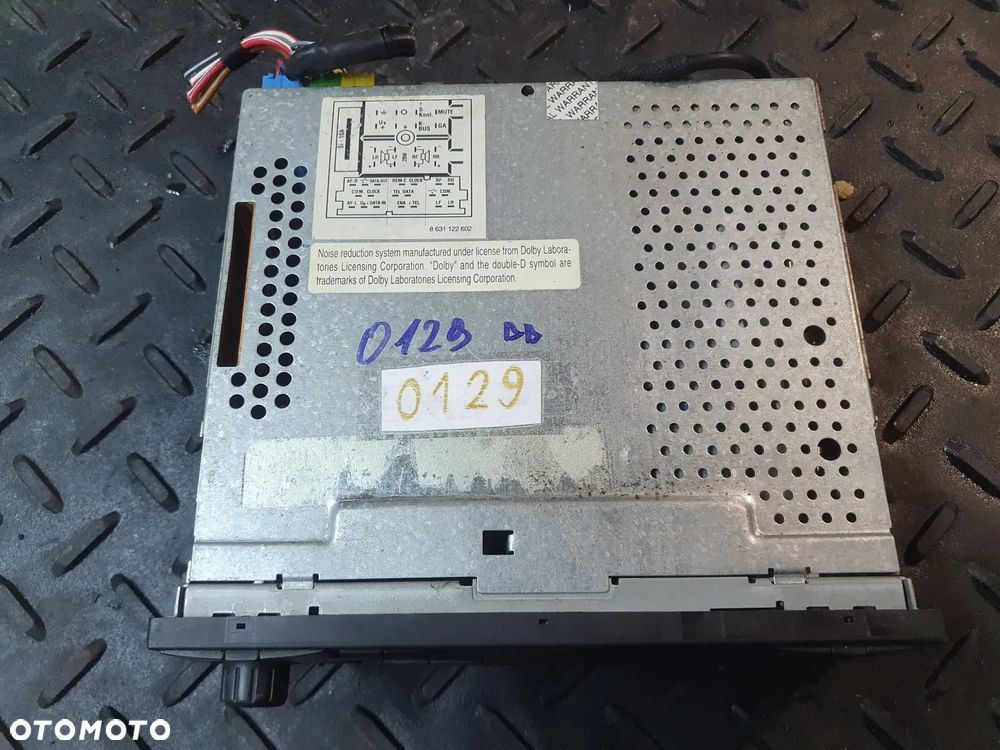 RADIOODTWARZACZ GAMMA 1J0035186E VW SHARAN I T5 PASSAT GOLF + KOD - 2